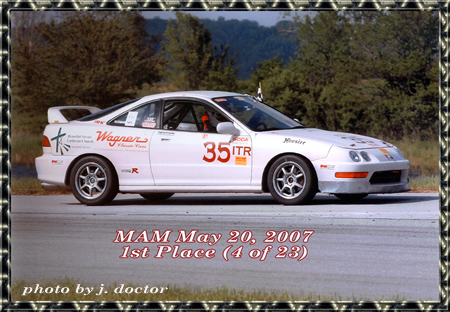 Checkered Flag - my first parade lap!